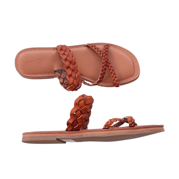 NEW Universal Thread Vegan Hilda Strappy Sandal Cognac Size 7 - Picture 6 of 9